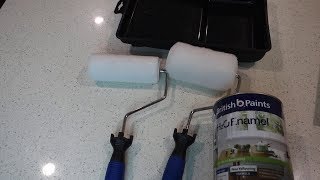 which paint and roller to use on doors trims and cupboards