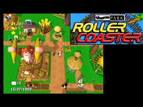 Theme Park Roller coaster ... (PS2) Gameplay
