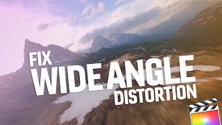 How to Quickly Fix Wide Angle Effect in Final Cut Pro X (Free Plugin)