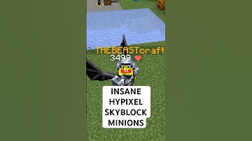 Top 3 BEST MINIONS in Hypixel Skyblock