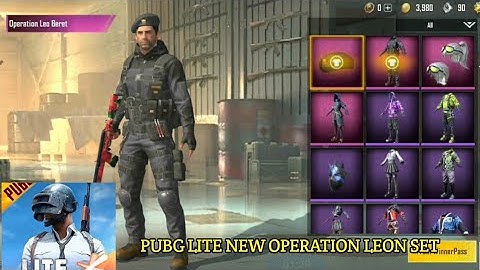 PUBG MOBILE Lite New Operation Leo Set New Outfit 👍