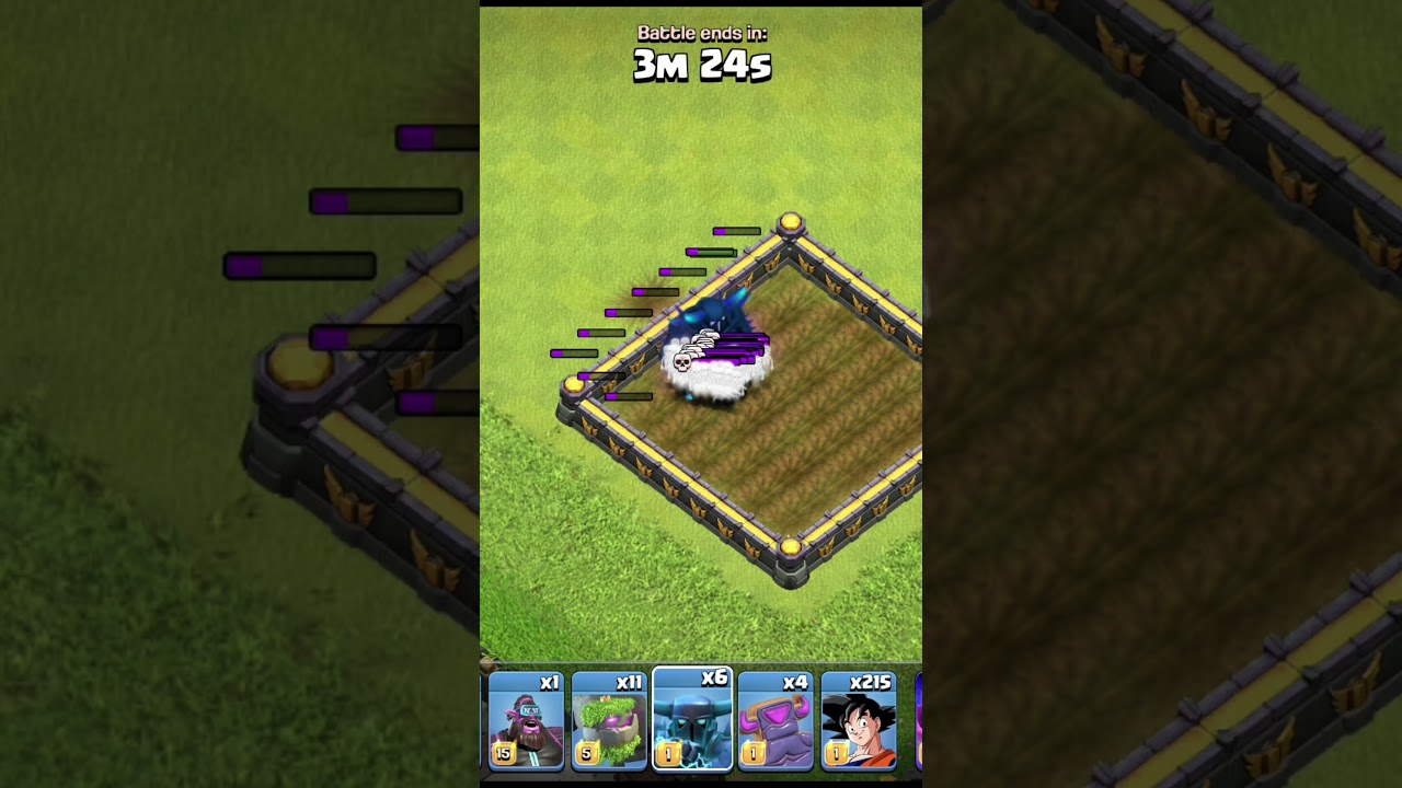 Skeleton Traps vs Pekka😱 