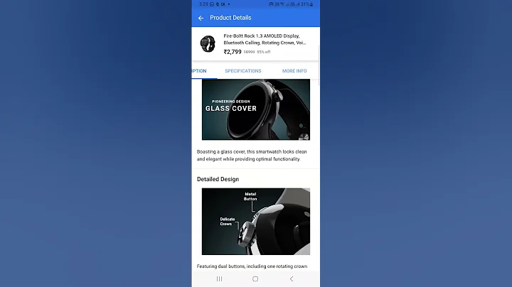 Fire Boltt Rock Smartwatch Unboxing and First Impressions | Fire Boltt Smartwatch | Shorts