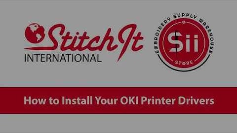 How to Install Your OKI Printer Drivers
