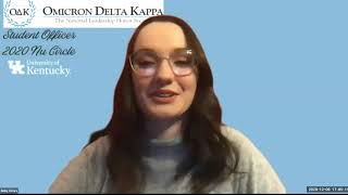 Omicron Delta Kappa Fall 2020 Induction Ceremony
