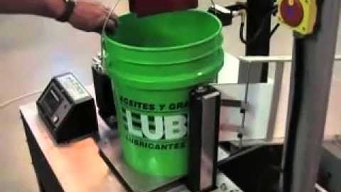 Autolabe 590 Semi-Automatic Bucket Labeler