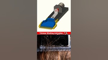 Trimmer working animation 👩‍🔧 🪒 #mechanical #animation #engineering #3d #cad 🔥