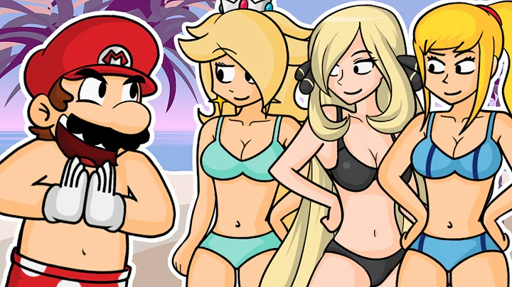 Mario Likes Tall Blonde Women Ft. Rosalina, Cynthi...