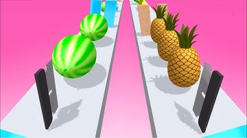 Slicer Runner ! Relaxing sounds! Satisfying Video