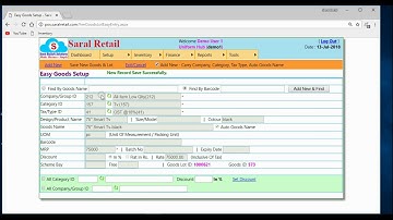 1.3. Saral Retail Item Create or Product Creat Tutorial in Oriya or  How to  Create Product Name ?