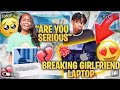 BREAKING Girlfriends Laptop, Then Surprising Her With IMAC!!!