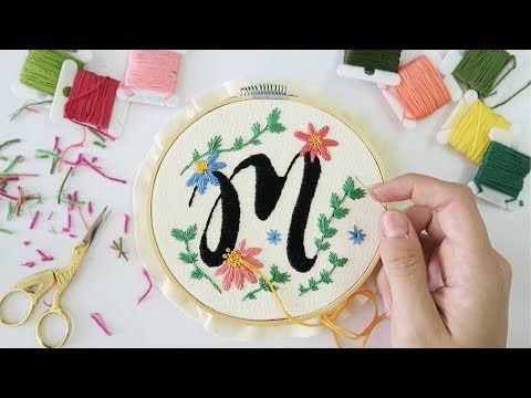 ¿CÓMO BORDAR LETRAS? - IDEAS PARA BORDAR