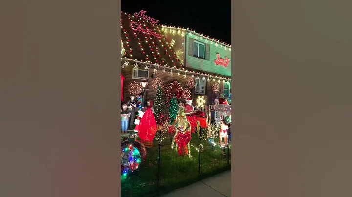 Christmas Lights at The Montalbano House #christma...