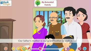 Ch 6 | Book Magic | EVS | Class 4 | My Extended Family | For children