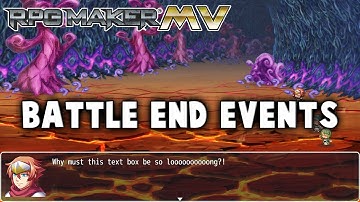 Battle End Events Plugin - RPG Maker MV