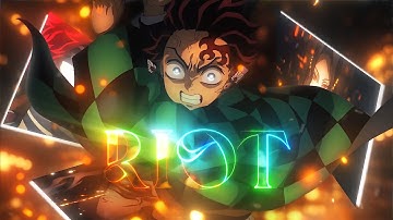 RIOT | Demon Slayer | AMV/EDIT | 4K