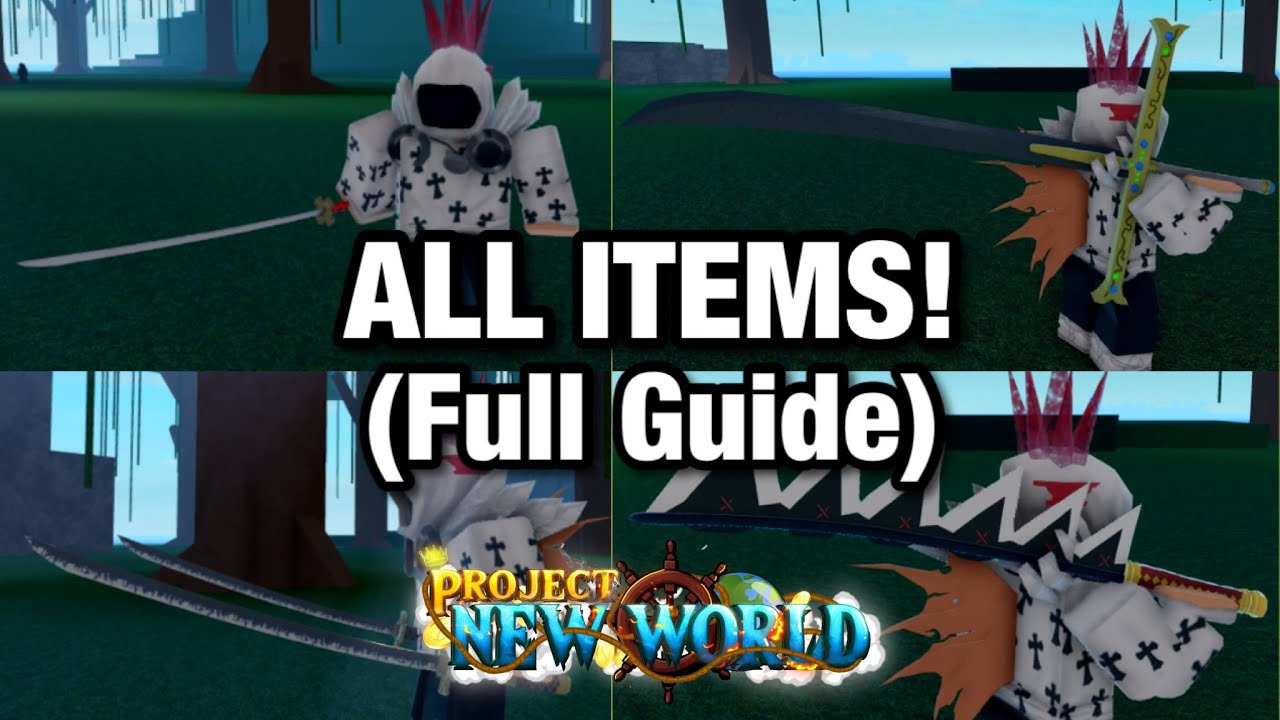 Project New World Guide 2023 - Weapons, NPC & Bosses