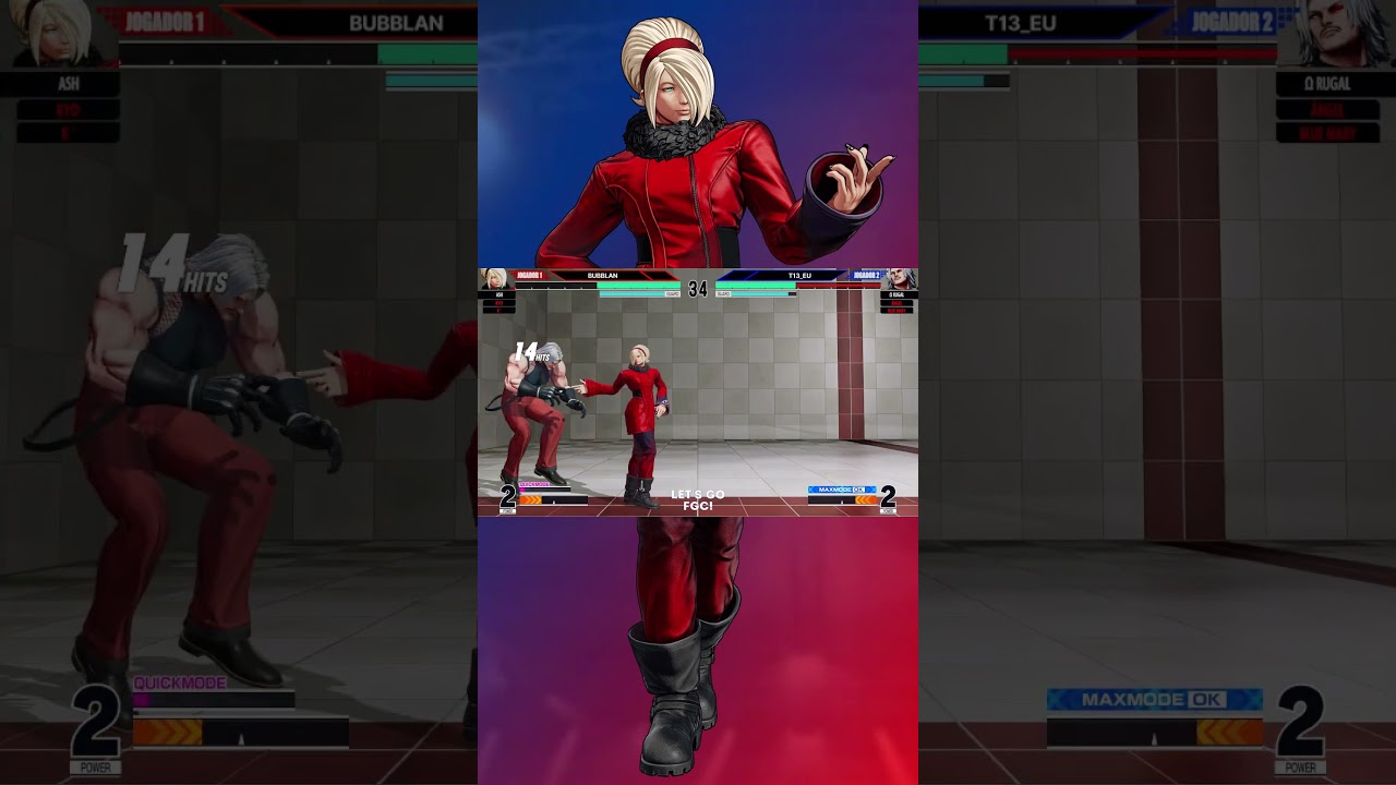 KOF XV - "100% combo Ash!" - Combo feito por BUBBLAN - 