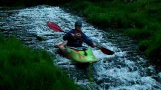 Carl runs the slope near the get out at Burrs