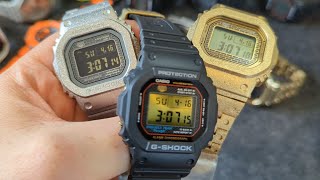 All Three 40th Anniversary Gshock Squares! Lovely!