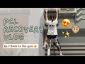 PCL knee recovery vlog #7 | Week 5: 1 month post-op 💪🏻, back to climbing gym 🙈