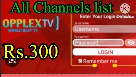 Opplex IPTV Full Channels List 2025 | 13500+ Live TV Channels | Free IPTV Setup"03358564784