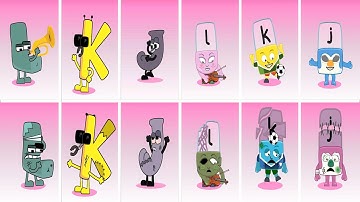 Sprunki Alphabet Lore L K J vs Sprunki Alphablocks L K J | Compilation Incredibox #sprunki