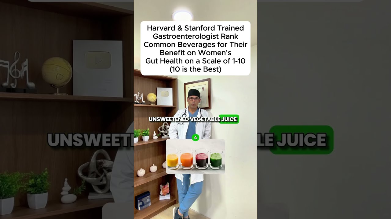 Harvard Trained Doctor Ranks Common Beverages For Their Benefit On Women S Gut Health 1 10 Scale 