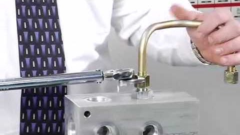 Tompkins University - Steel 37 JIC - Torque Method Assembly Video