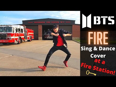 BTS (방탄소년단) - Fire [Sing & Dance Cover] (Performed at a Fire Station) by Anthony Key