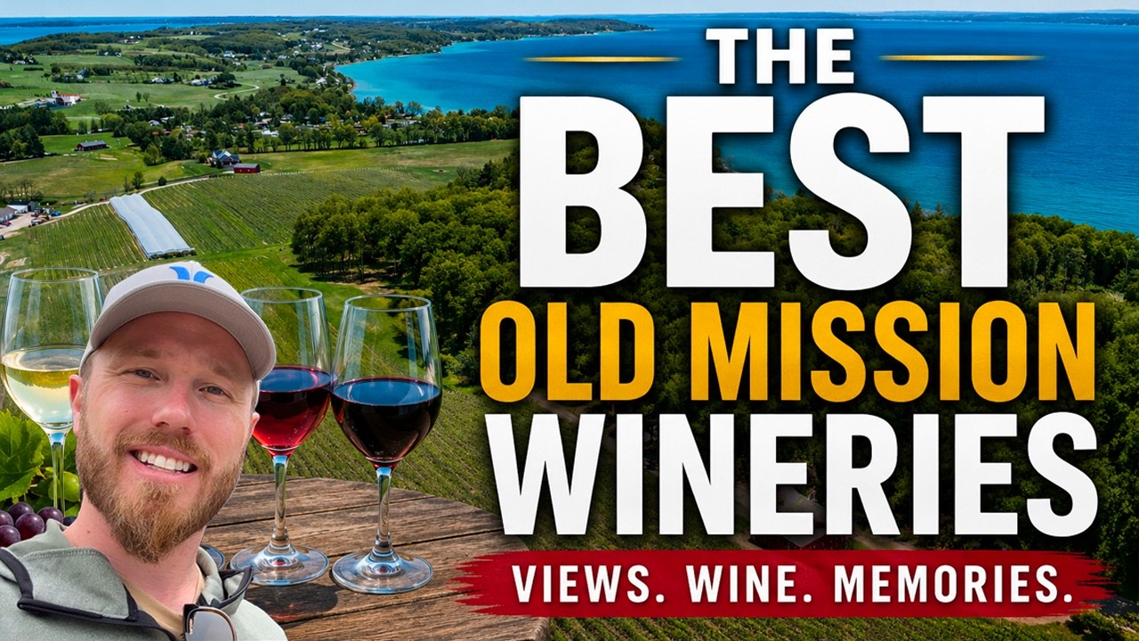 OLD MISSION Wineries Traverse City Guide: Must-Try Wines, Scenic Stops & Stops We Recommend!