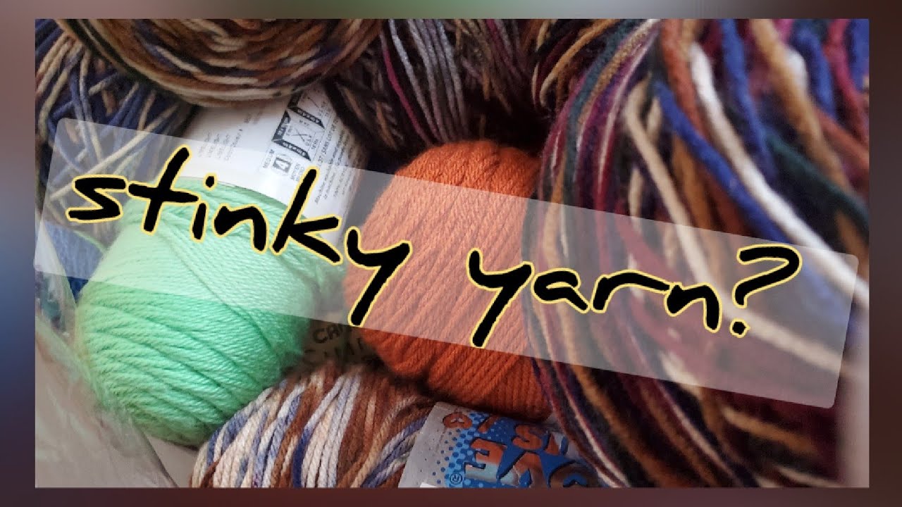 How To Cure Stinky, Dusty, Or Dingy Yarn.  #Goodwillfinds