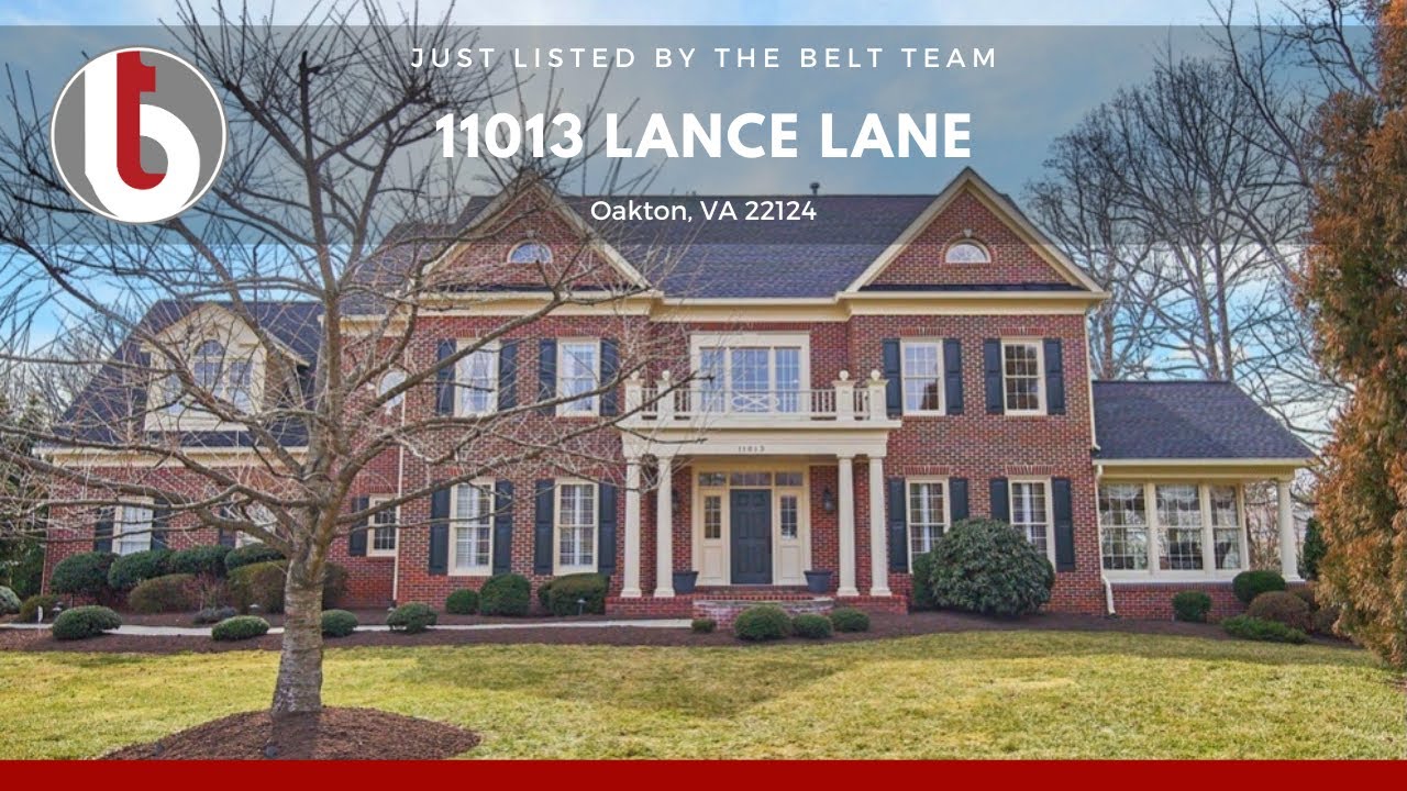 11013 Lance Lane, Oakton VA 22124 Just Listed by The Belt Team! YouTube