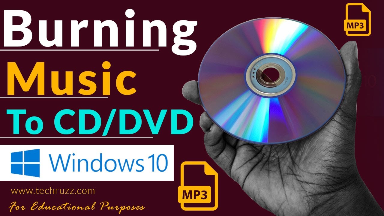 burn music to cd windows 10