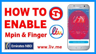 Emirates NBD Liv App MPIN Activate | Emirates NBD Liv App Fingerprint Activate screenshot 2