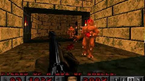 PSX Doom - Map30 - Threshold Of Pain