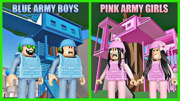 Pertarungan Sengit Antara Tim Tentara Biru Cowok VS Tim Tentara Pink Cewek Siapakah Pemenangnya?