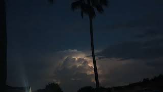 Lightning time-lapse 