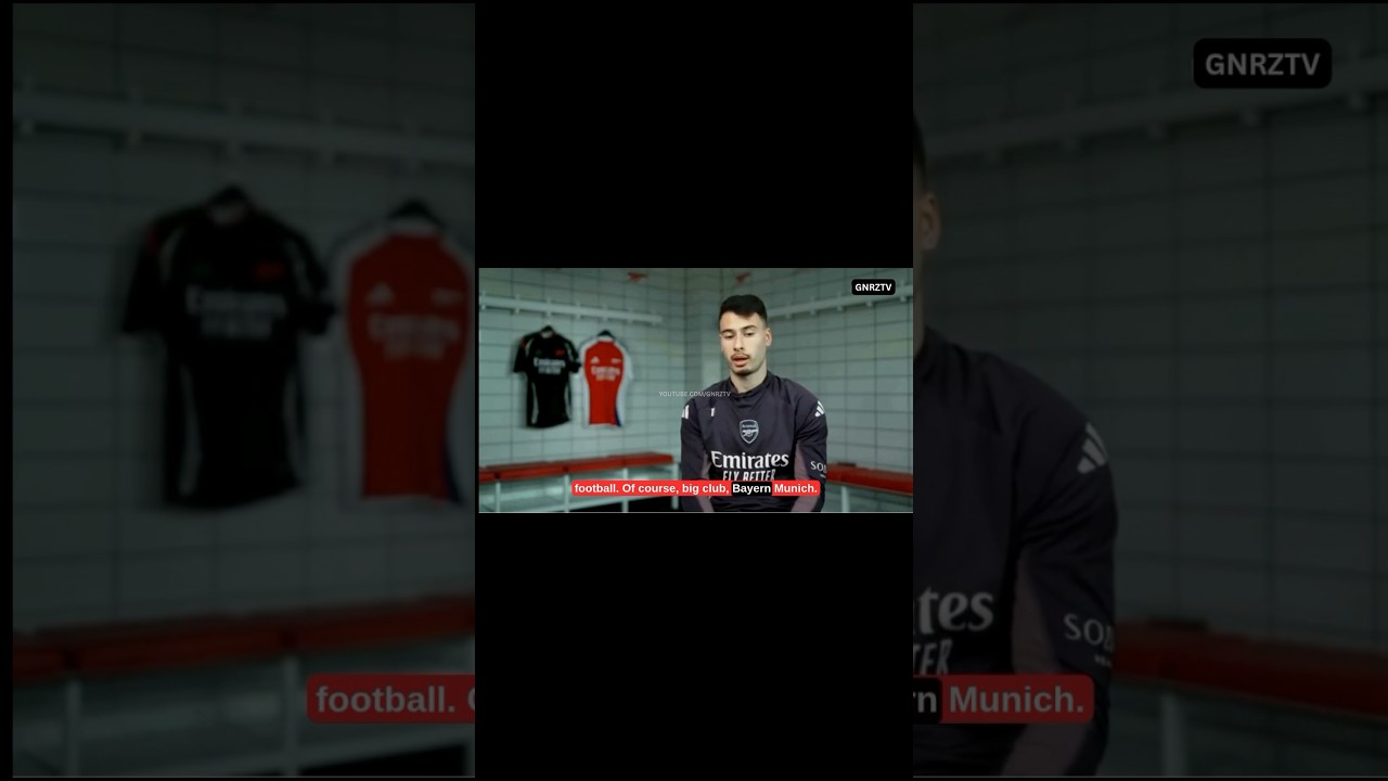 Gabriel Martinelli REACTS to Bayern Munich transfer rumours “I love Arsenal”🥹