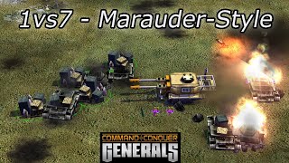 [C&C Generals] 1vs7 - Marauder-style with the GLA