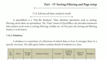 11th computer application | Sorting Filtering and page setup