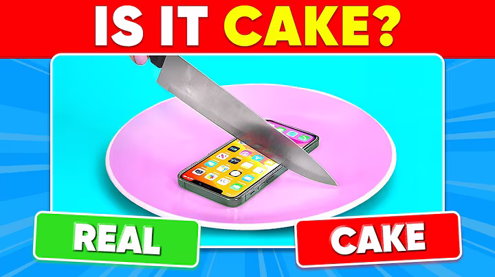 REAL or CAKE Quiz? ✔️🍰❌ 99% Fail This Challenge! Is it Cake?