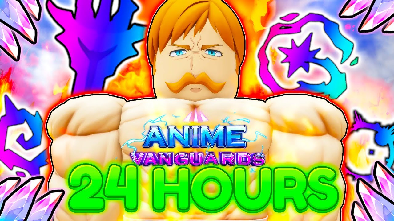 Spending 24 Hours Farming Rerolls in Anime Vanguards!