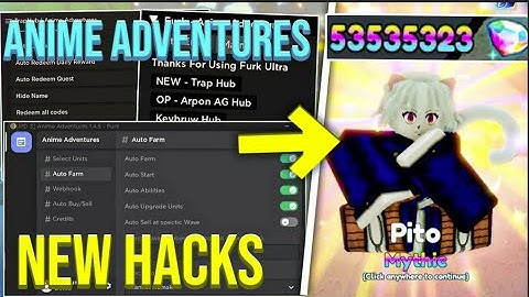 UPDATED ROBLOX Anime Adventures Hack Script GUI  Auto Farm, Dupe + Summons Hack! Pastebin 2025 NEW