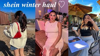 Shein Winter Haul ♥︎ 2023 (sweaters, mini skirts, sets, trendy tops, shrug)