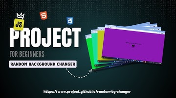 JavaScript Project For beginners | Random Background Color Changer #javascript #computerscience