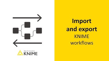 Import and Export KNIME Workflows