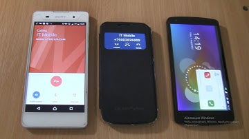 Incoming call &Outgoing callat the Same Time Nexus 5 Ubuntu Samsung S4 mini android 11 cover+Sony E5