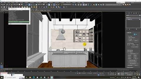 3DsMax Tutorials, Learn Texturing a Designer Kitchen from Scratch in 3dsmax ( Part 10)