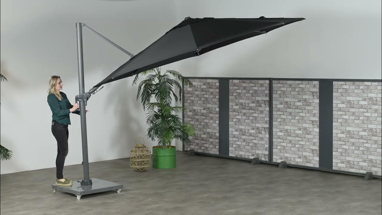 Hawaii 350cm Round Cantilever Parasol YouTube